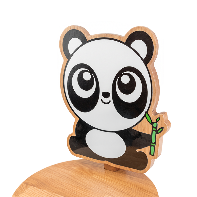 Silla Niño Artesanal- Oso Panda - Imagen 3