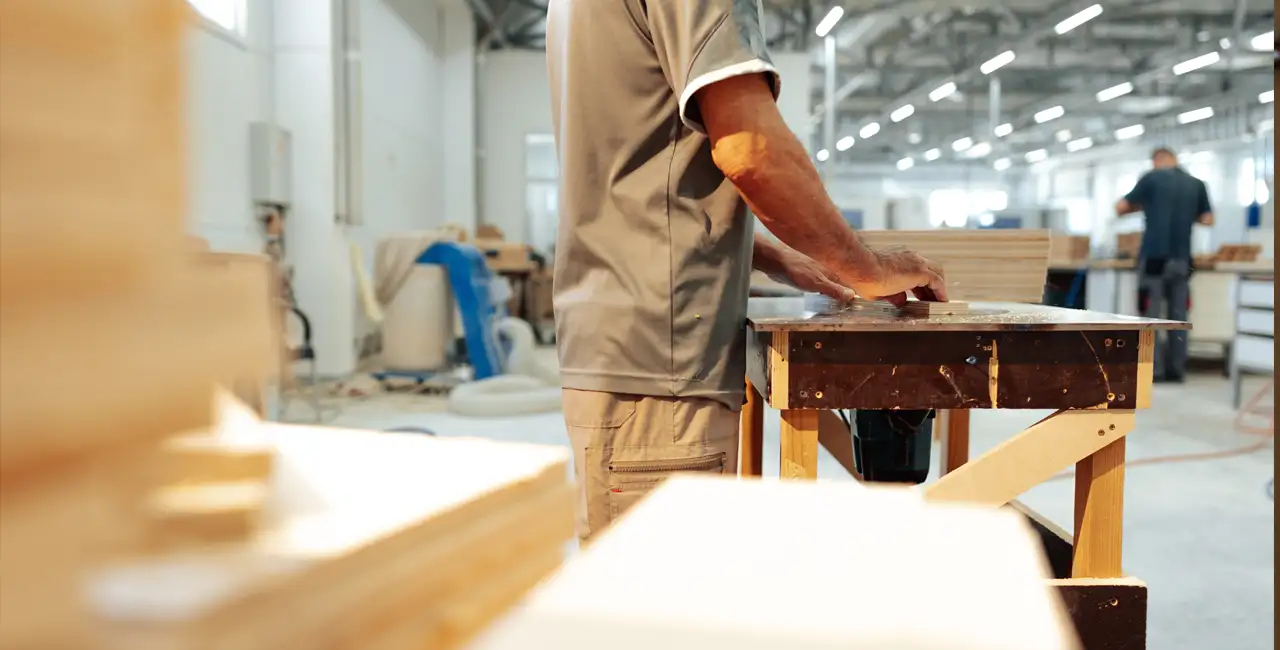 Fabricación de una escalera de madera en el taller de WorldStairs